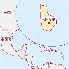 巴巴多斯地图