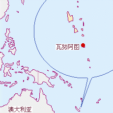 瓦努阿图地图