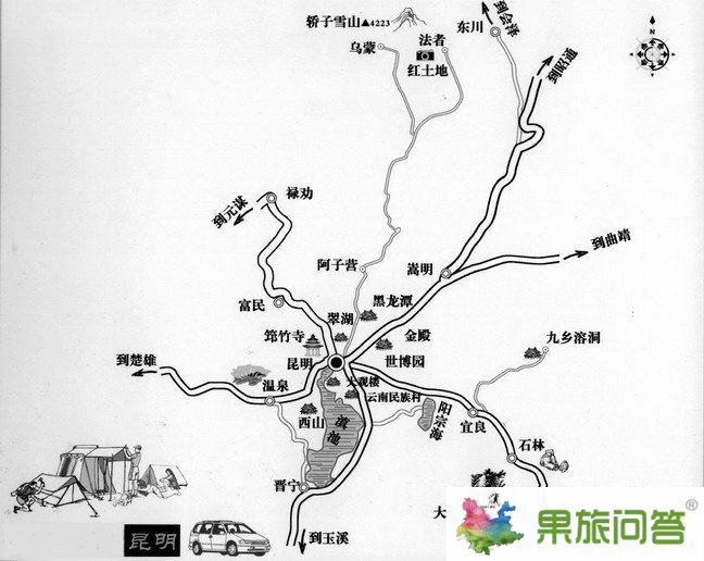 昆明旅游地图_云南旅游地图|昆明旅游地图|丽江旅游地图