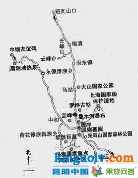 腾冲旅游地图_云南旅游地图|昆明旅游地图|丽江旅游地图
